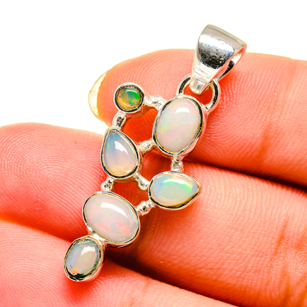 Ethiopian Opal Pendants handcrafted by Anasilvercos - PD12587