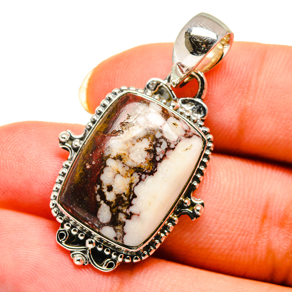 Peanut Wood Jasper Pendants handcrafted by Anasilvercos - PD12588