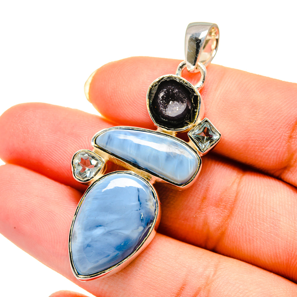 Owyhee Opal Pendants handcrafted by Anasilvercos - PD12592
