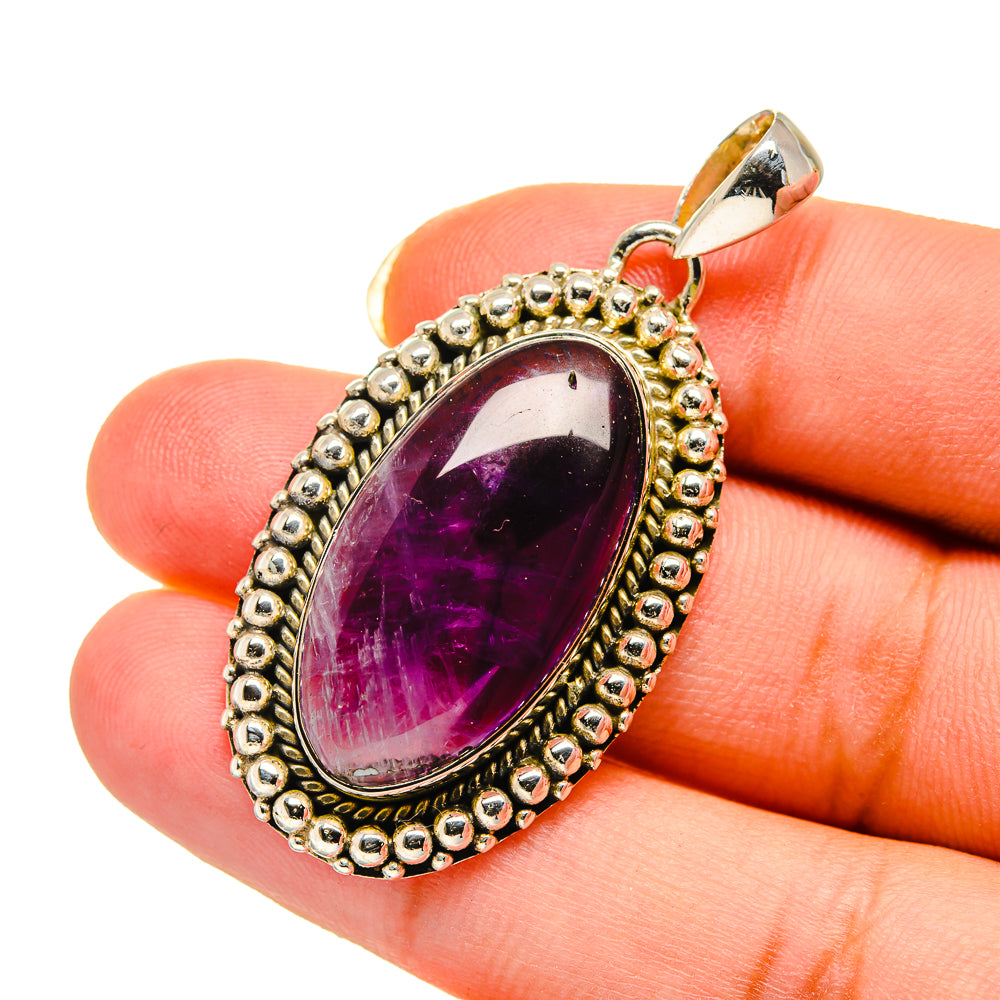 Amethyst Pendants handcrafted by Anasilvercos - PD12594
