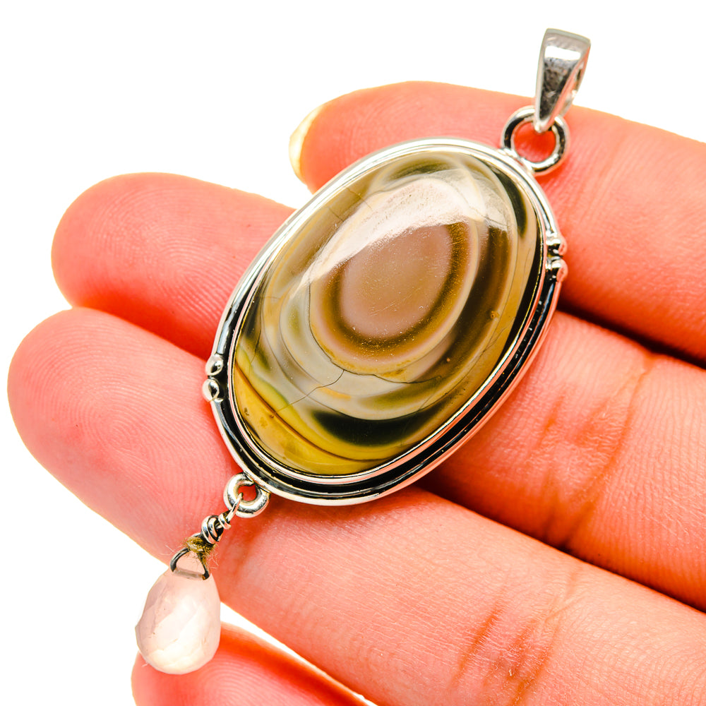 Willow Creek Jasper Pendants handcrafted by Anasilvercos - PD12604