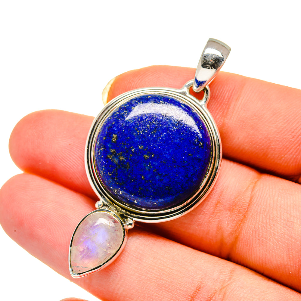 Lapis Lazuli Pendants handcrafted by Anasilvercos - PD12618