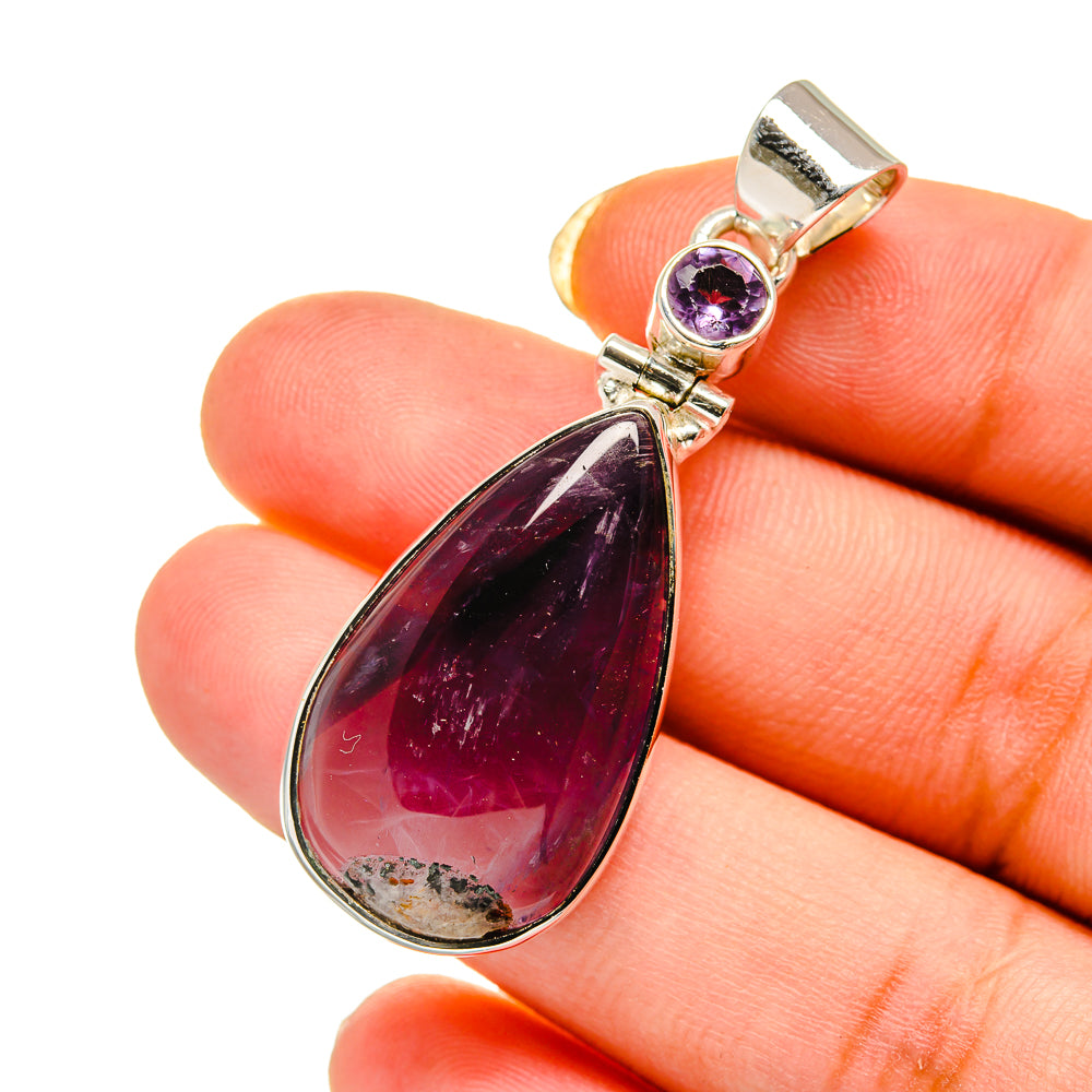Amethyst Pendants handcrafted by Anasilvercos - PD12627