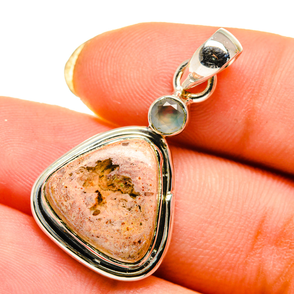 Mexican Fire Opal Pendants handcrafted by Anasilvercos - PD12644