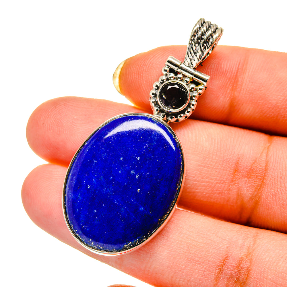 Lapis Lazuli Pendants handcrafted by Anasilvercos - PD12654