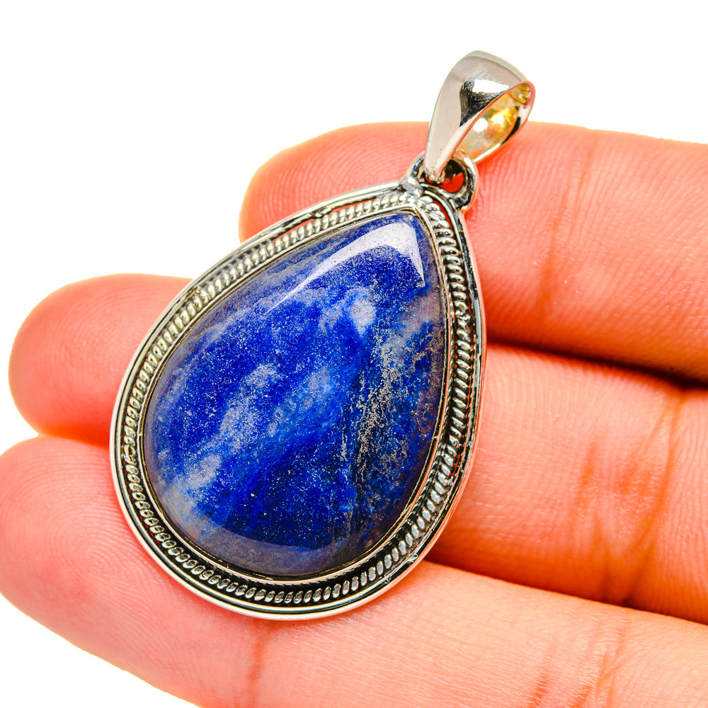 Sodalite Pendants handcrafted by Anasilvercos - PD12676
