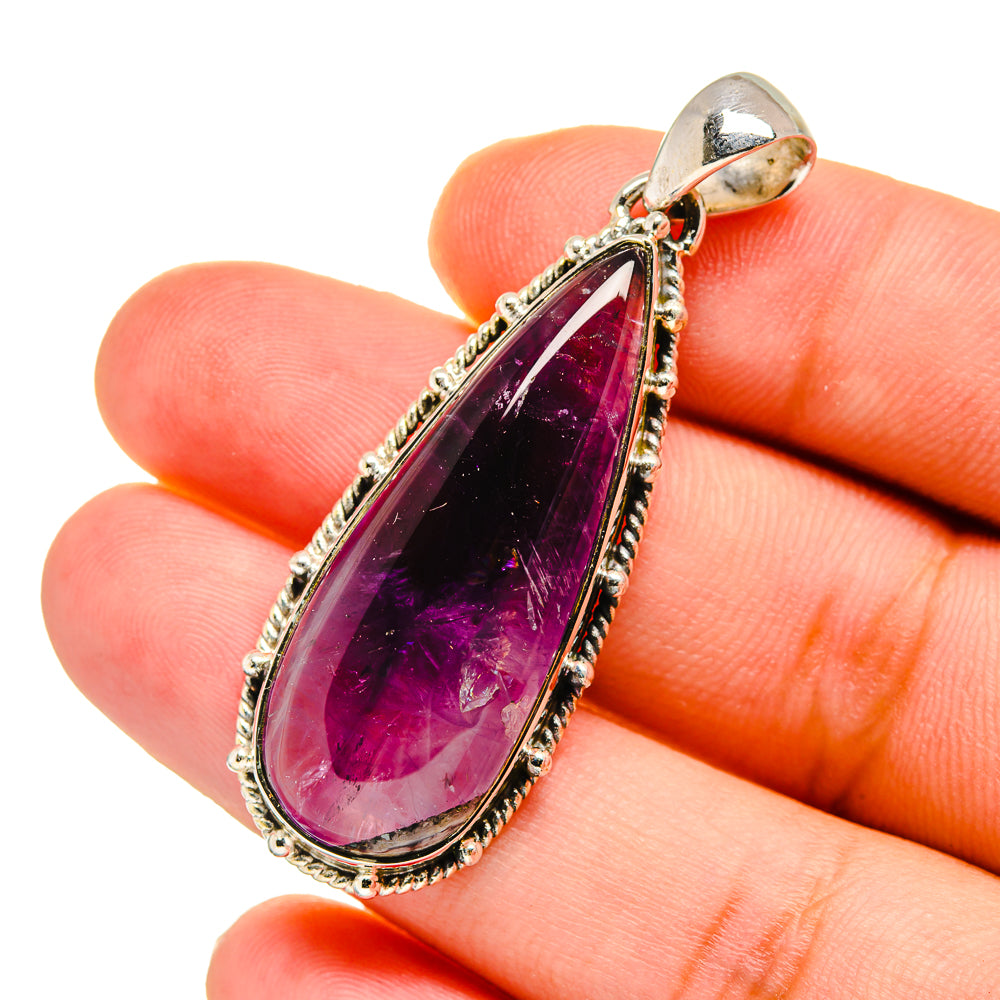 Amethyst Pendants handcrafted by Anasilvercos - PD12684