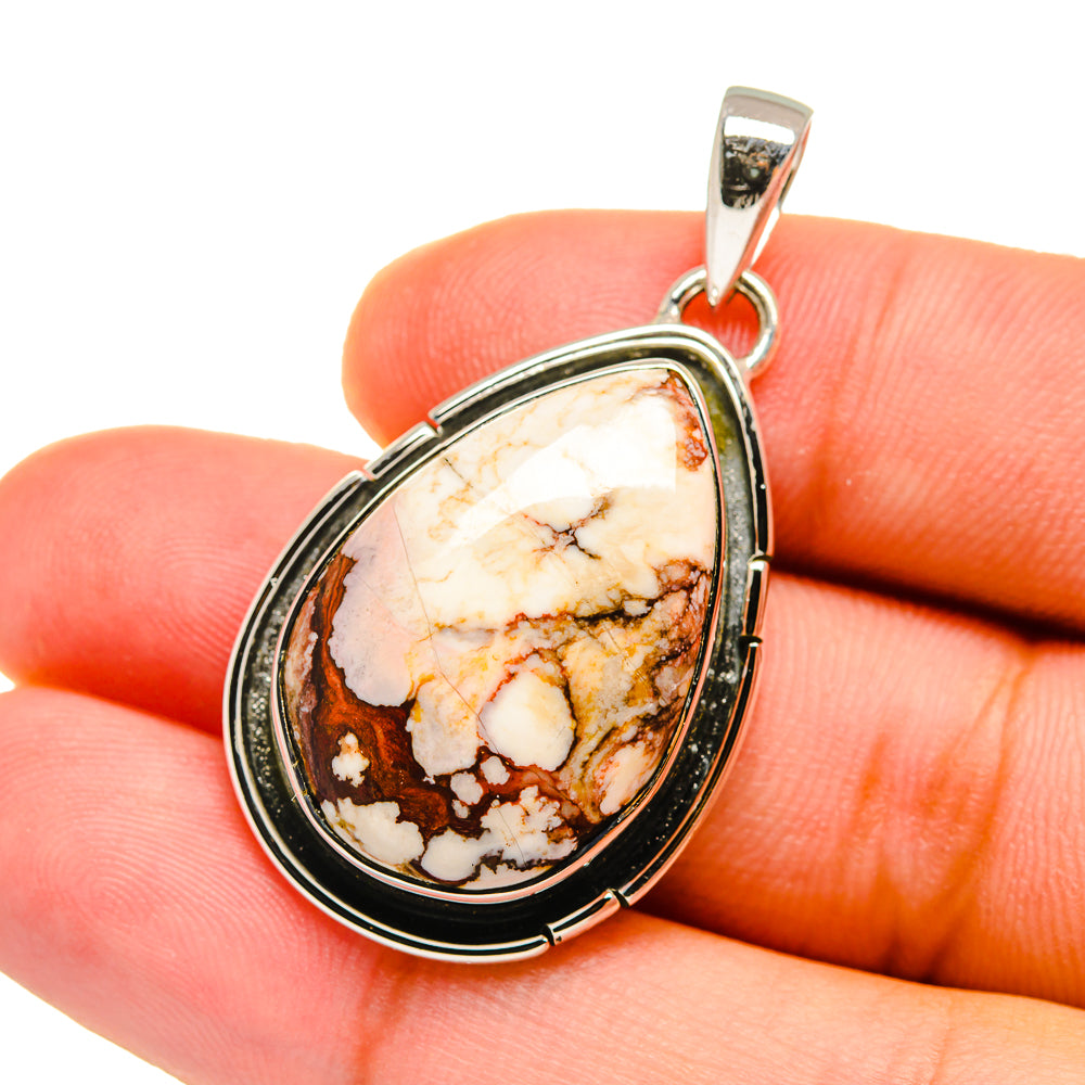 Peanut Wood Jasper Pendants handcrafted by Anasilvercos - PD12686