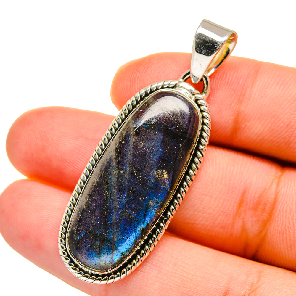 Labradorite Pendants handcrafted by Anasilvercos - PD12699
