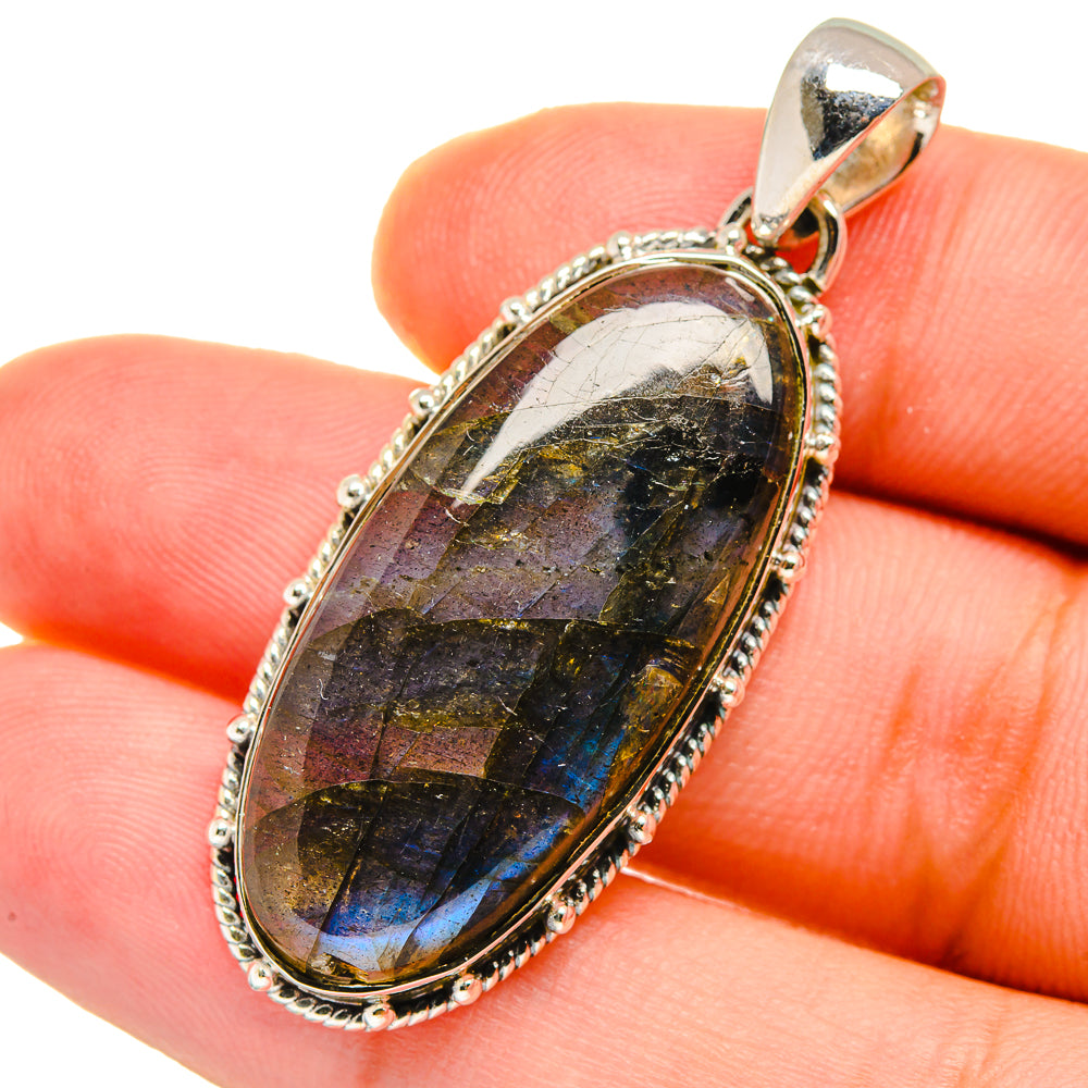 Labradorite Pendants handcrafted by Anasilvercos - PD12709