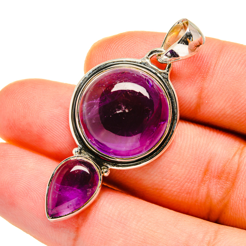 Amethyst Pendants handcrafted by Anasilvercos - PD12711