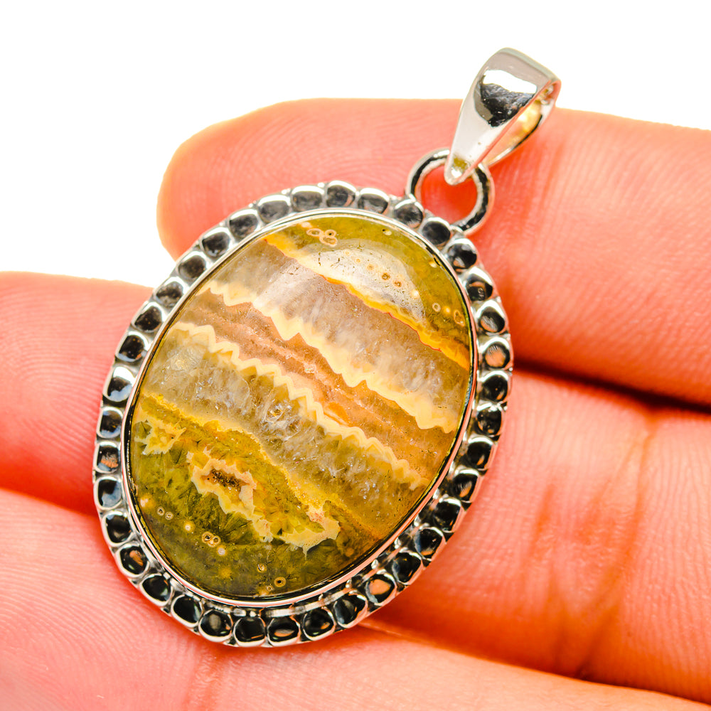 Ocean Jasper Pendants handcrafted by Anasilvercos - PD12732