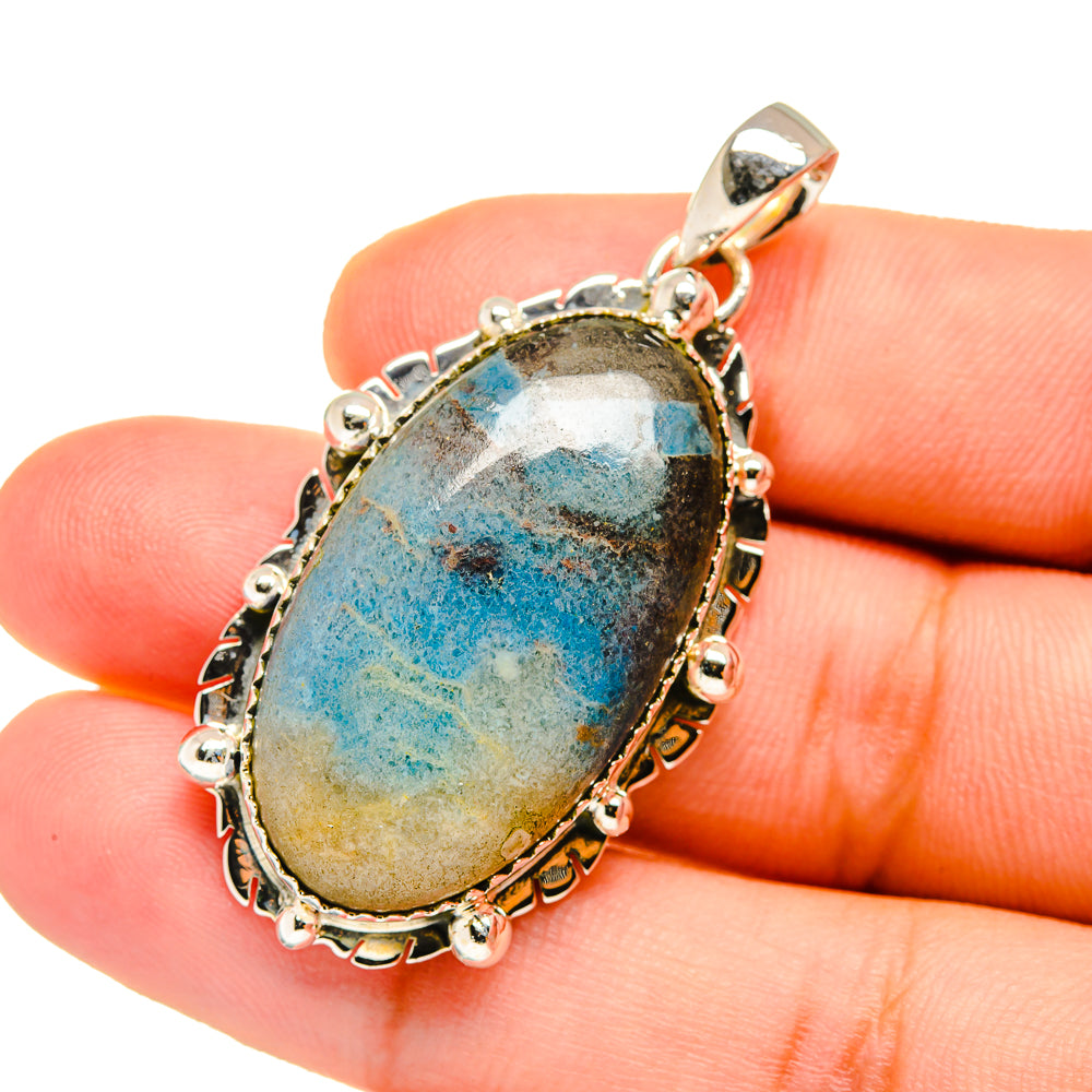 Shattuckite Pendants handcrafted by Anasilvercos - PD12733