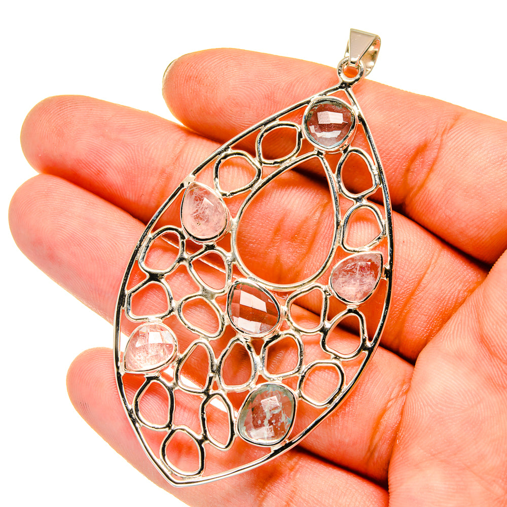 Rainbow Moonstone Pendants handcrafted by Anasilvercos - PD12817