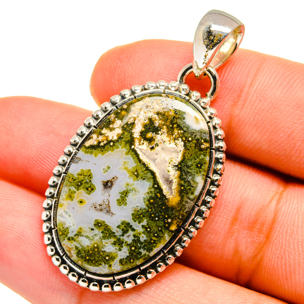 Ocean Jasper Pendants handcrafted by Anasilvercos - PD12840