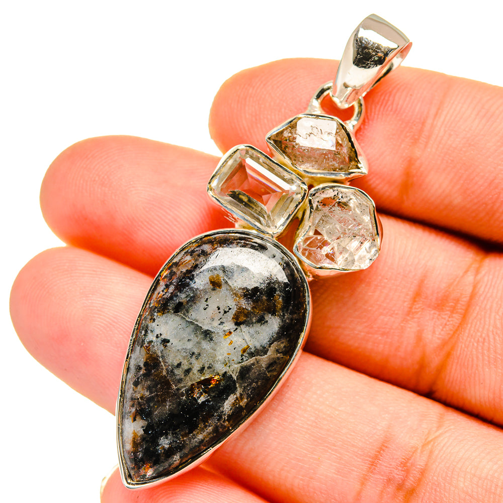 Russian Eudialyte Pendants handcrafted by Anasilvercos - PD12862