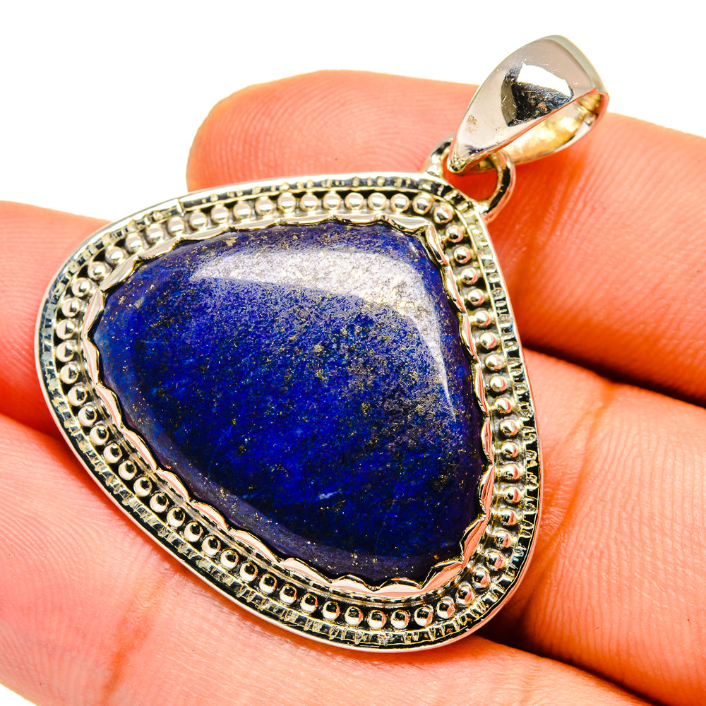 Lapis Lazuli Pendants handcrafted by Anasilvercos - PD12867