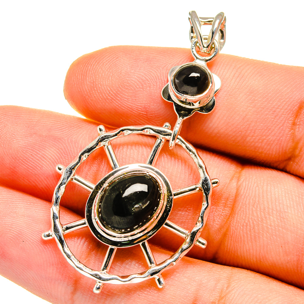 Star Diopside Pendants handcrafted by Anasilvercos - PD12895