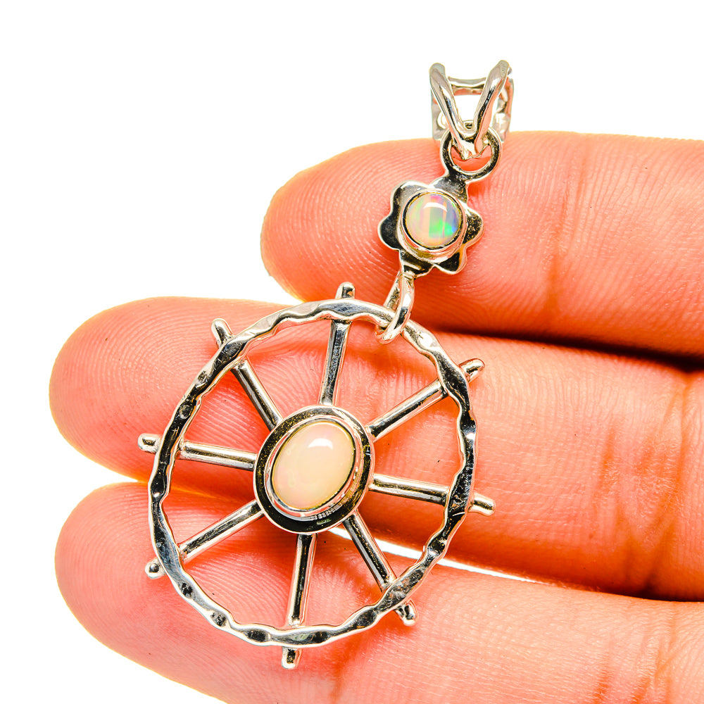Ethiopian Opal Pendants handcrafted by Anasilvercos - PD12899