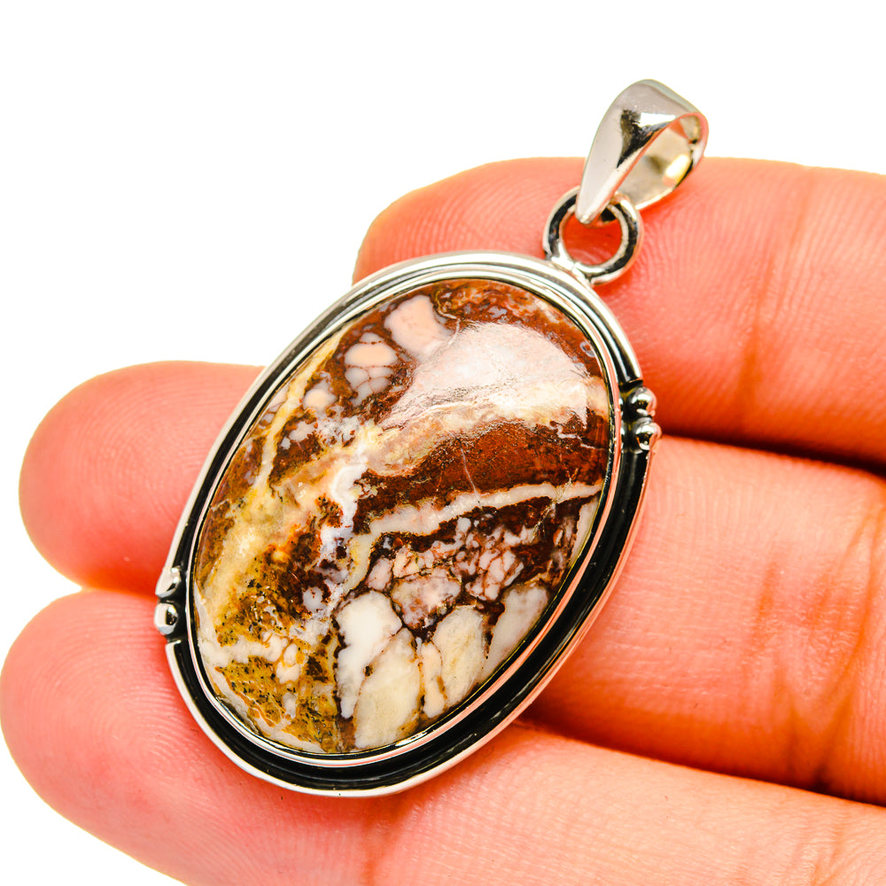 Wild Horse Jasper Pendants handcrafted by Anasilvercos - PD12931