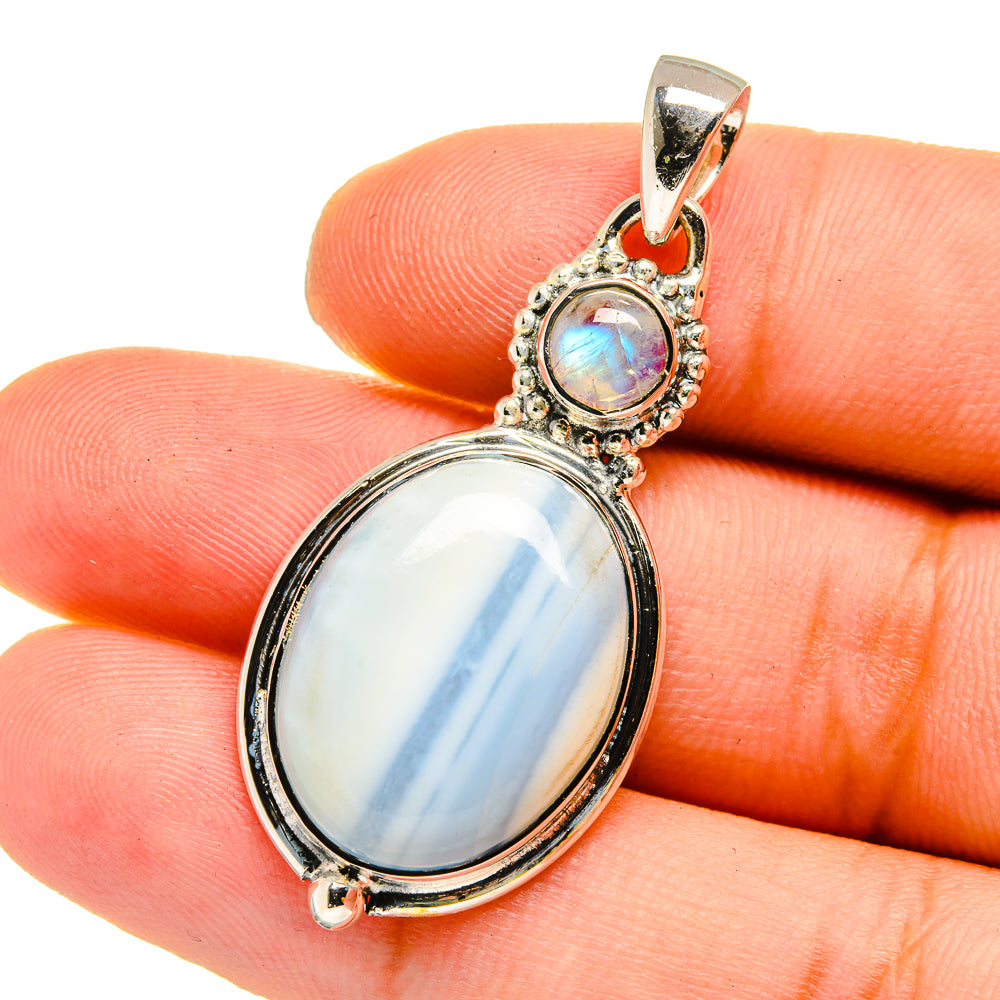 Owyhee Opal Pendants handcrafted by Anasilvercos - PD12937