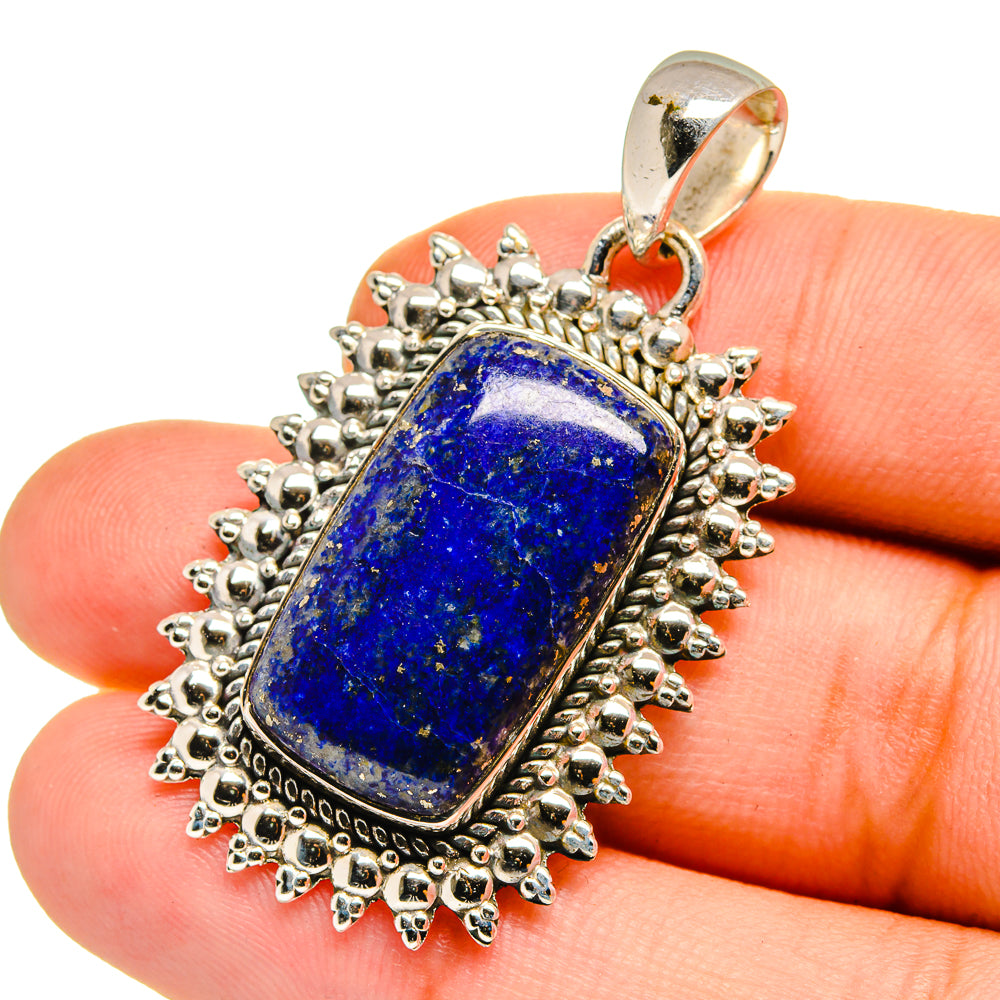 Lapis Lazuli Pendants handcrafted by Anasilvercos - PD12940