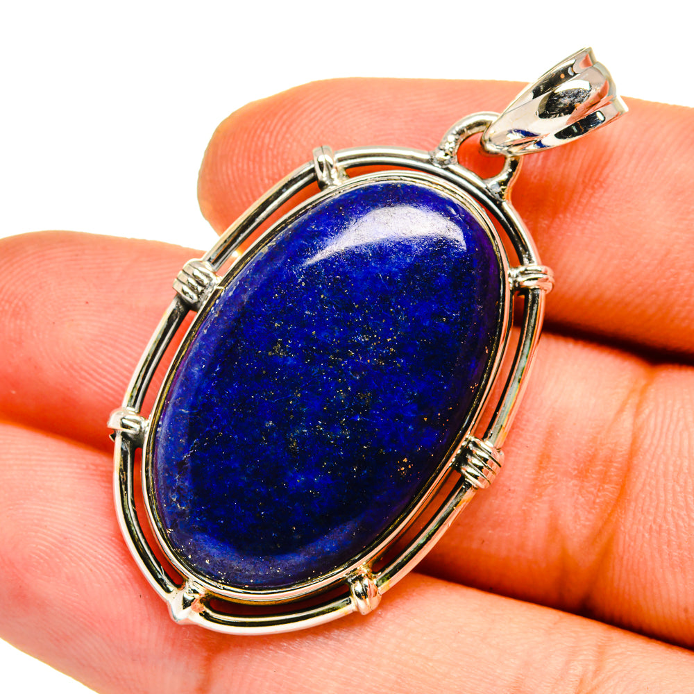 Lapis Lazuli Pendants handcrafted by Anasilvercos - PD12944