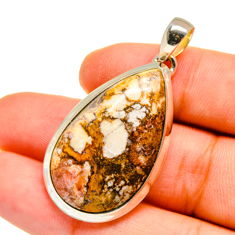 Wild Horse Jasper Pendants handcrafted by Anasilvercos - PD12948