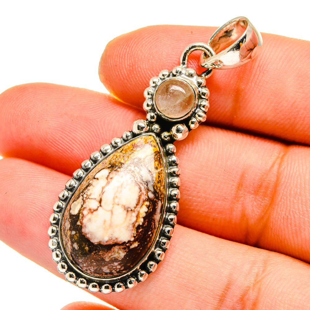 Wild Horse Jasper Pendants handcrafted by Anasilvercos - PD12953