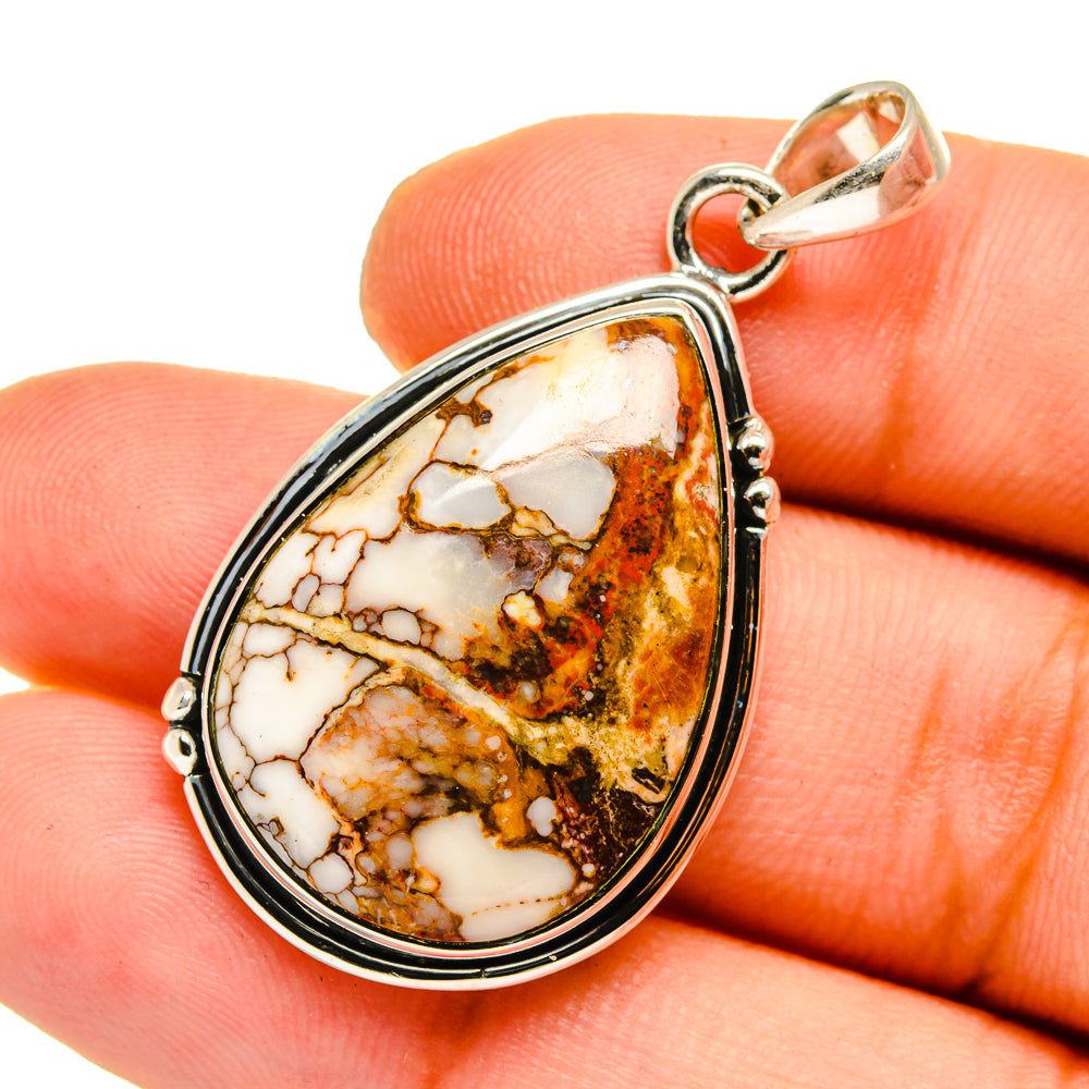 Wild Horse Jasper Pendants handcrafted by Anasilvercos - PD12954