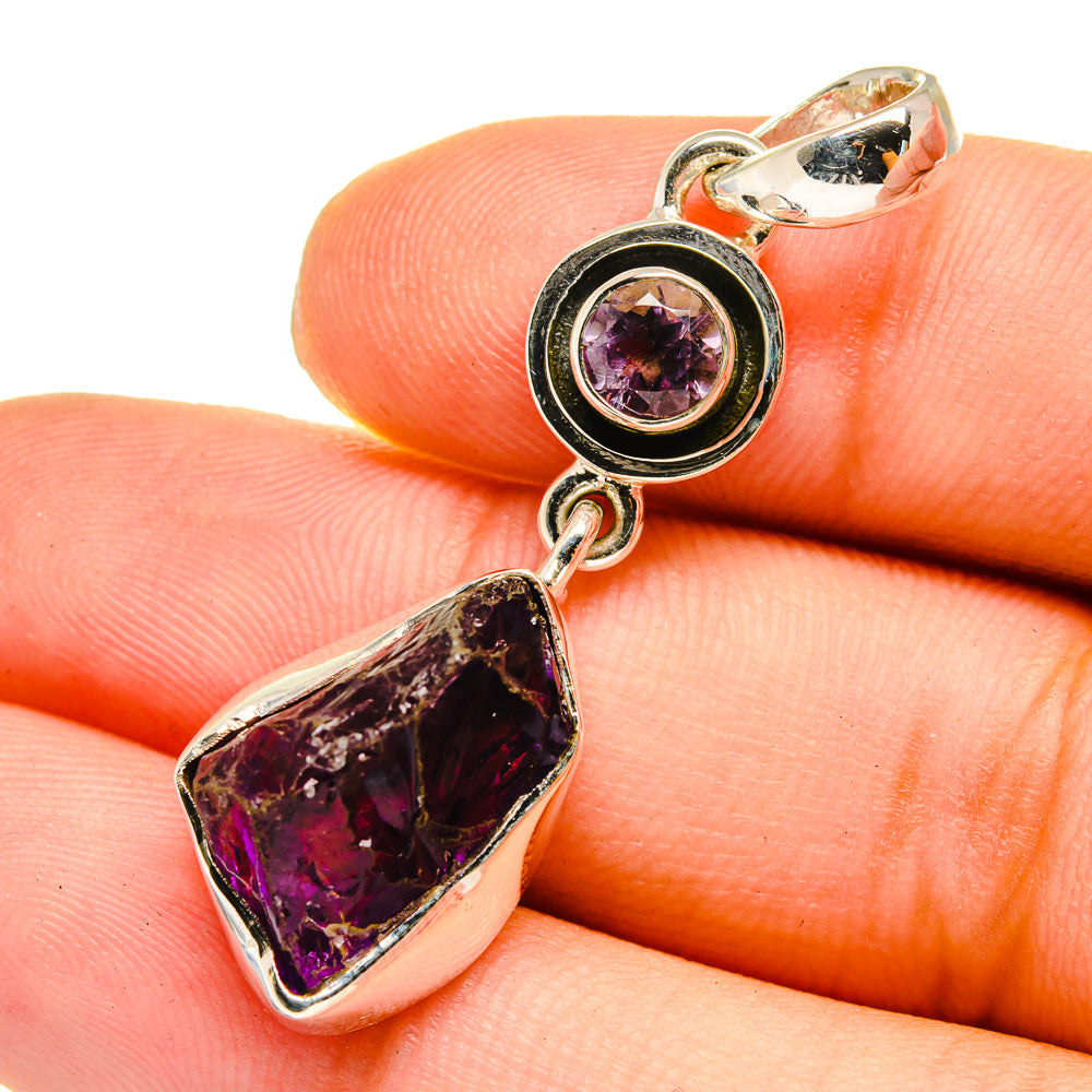 Amethyst Pendants handcrafted by Anasilvercos - PD12979