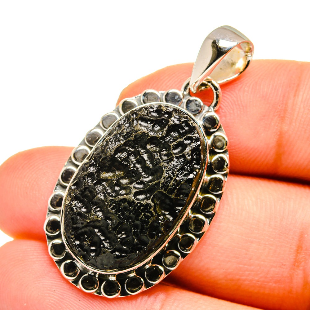 Tektite Pendants handcrafted by Anasilvercos - PD12985