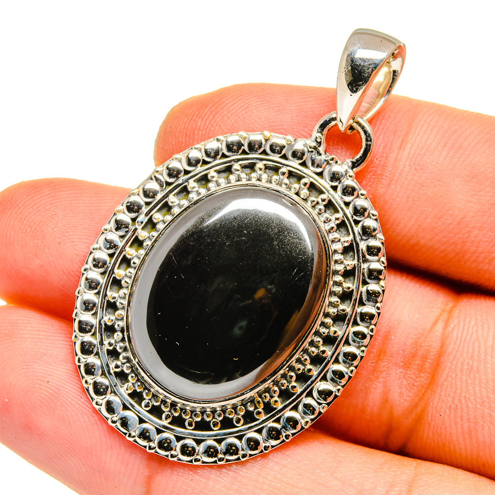 Hematite Pendants handcrafted by Anasilvercos - PD13004