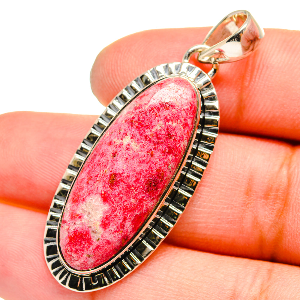 Thulite Pendants handcrafted by Anasilvercos - PD13019
