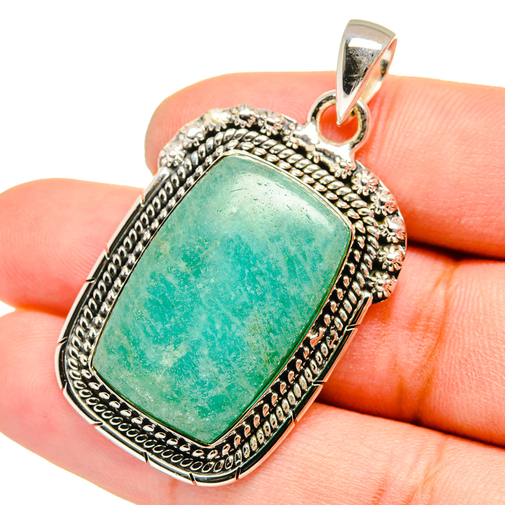 Amazonite Pendants handcrafted by Anasilvercos - PD13021