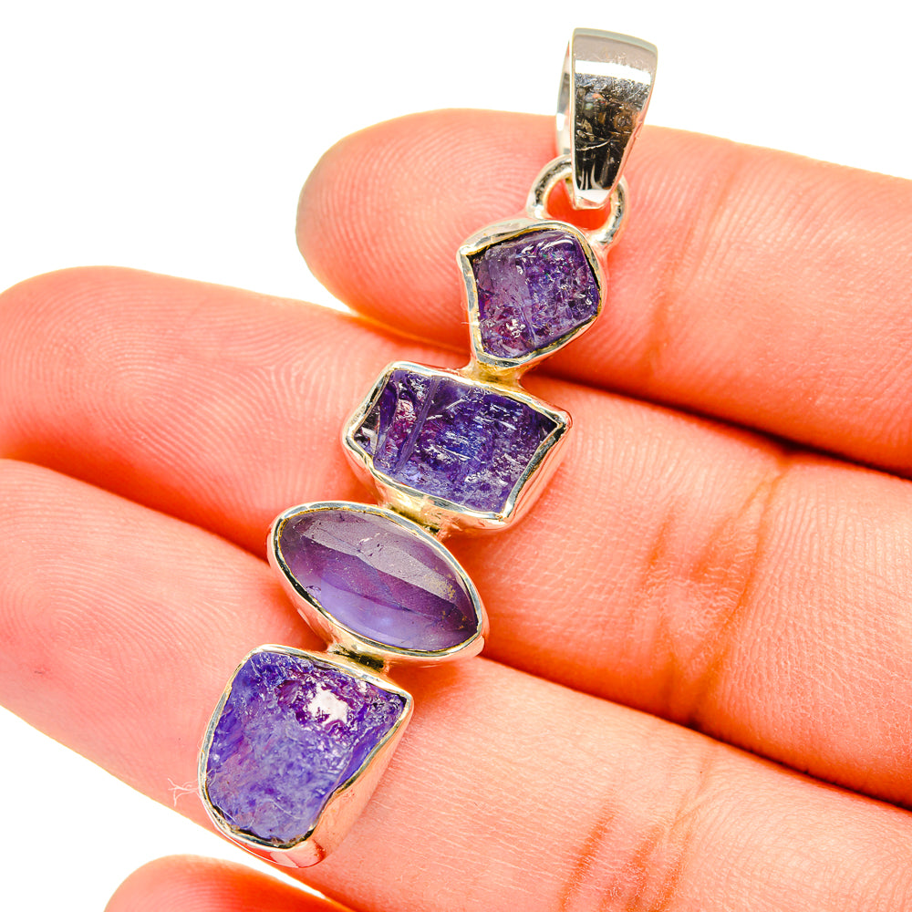 Tanzanite Pendants handcrafted by Anasilvercos - PD13026