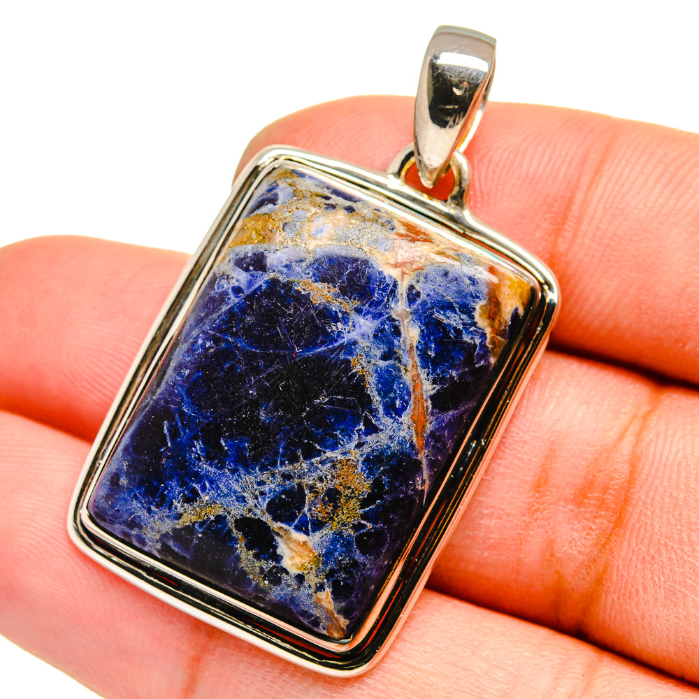 Sodalite Pendants handcrafted by Anasilvercos - PD13032