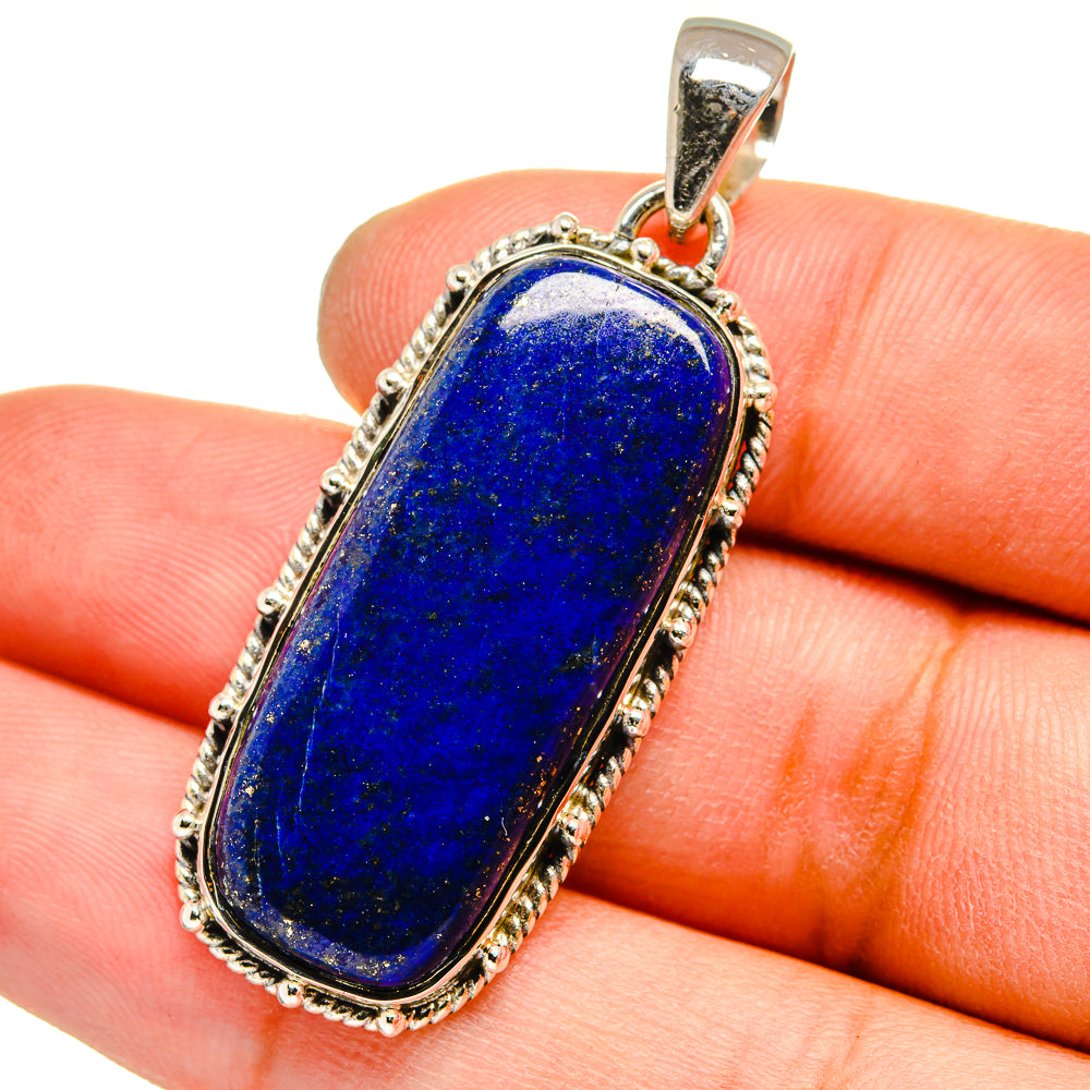 Lapis Lazuli Pendants handcrafted by Anasilvercos - PD13042