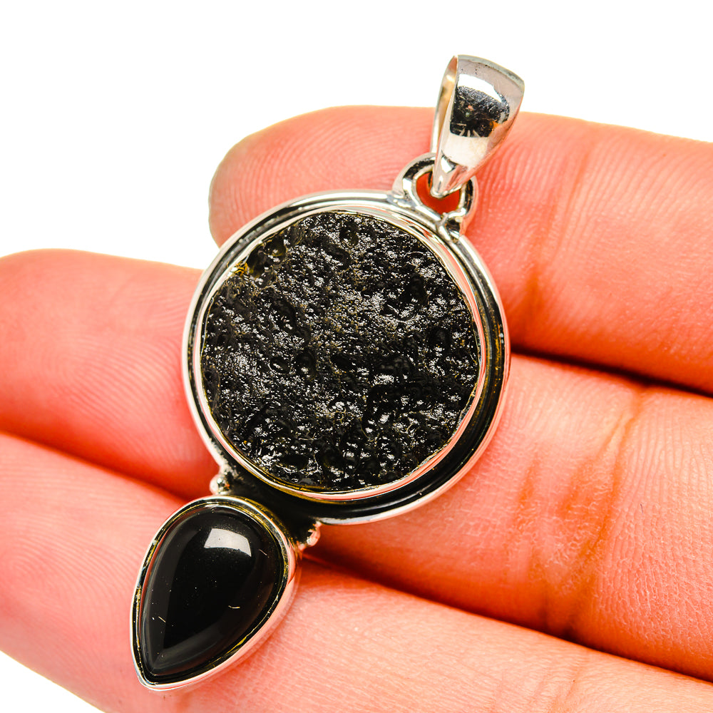 Tektite Pendants handcrafted by Anasilvercos - PD13062