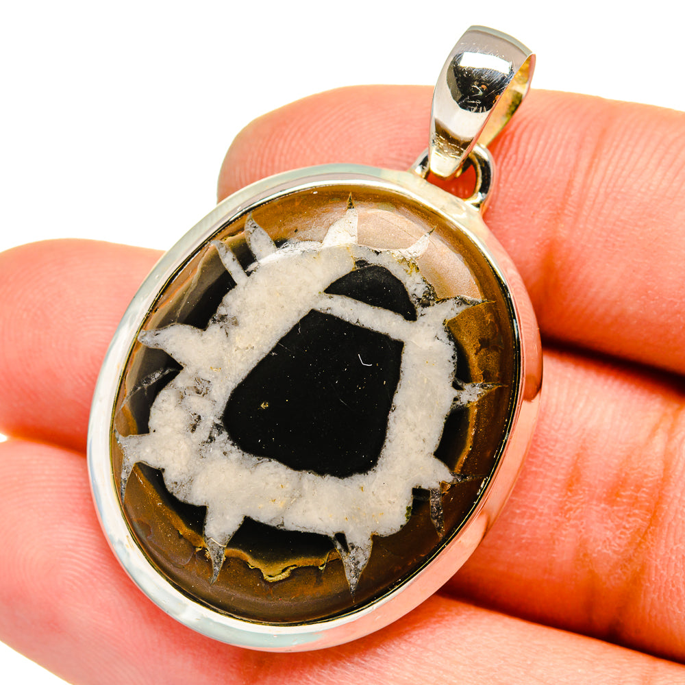 Septarian Geode Pendants handcrafted by Anasilvercos - PD13075
