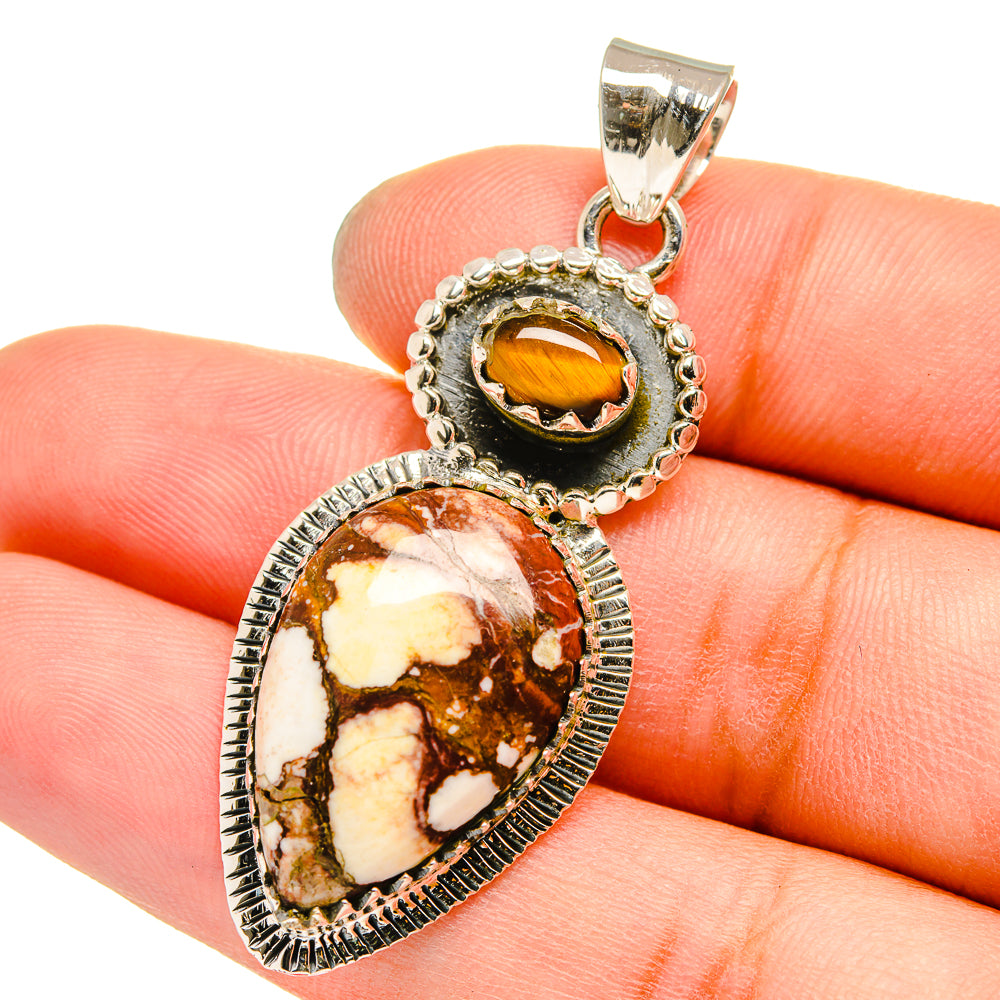Wild Horse Jasper Pendants handcrafted by Anasilvercos - PD13085