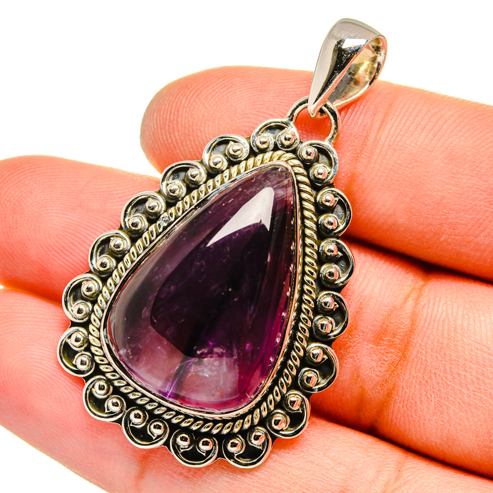 Amethyst Pendants handcrafted by Anasilvercos - PD13098
