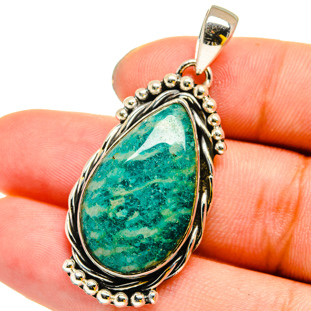 Amazonite Pendants handcrafted by Anasilvercos - PD13122