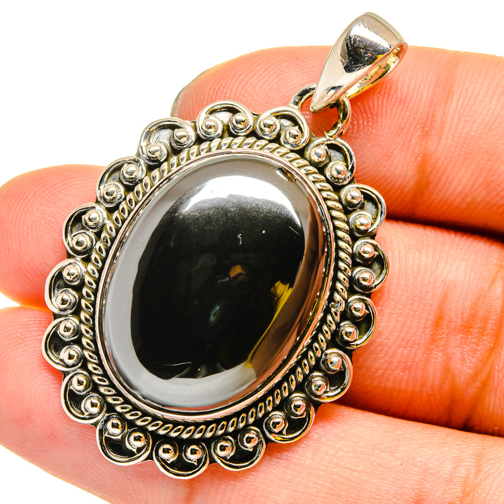 Hematite Pendants handcrafted by Anasilvercos - PD13154