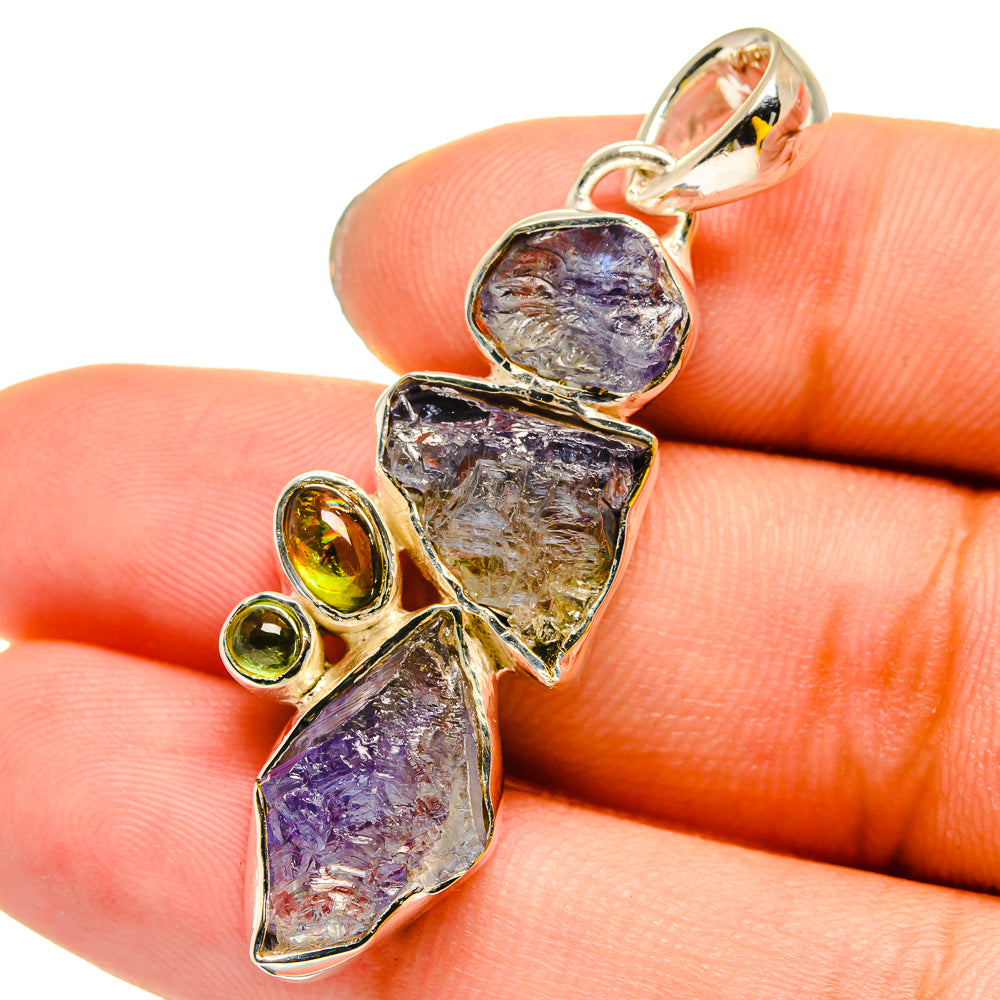 Tanzanite Pendants handcrafted by Anasilvercos - PD13168
