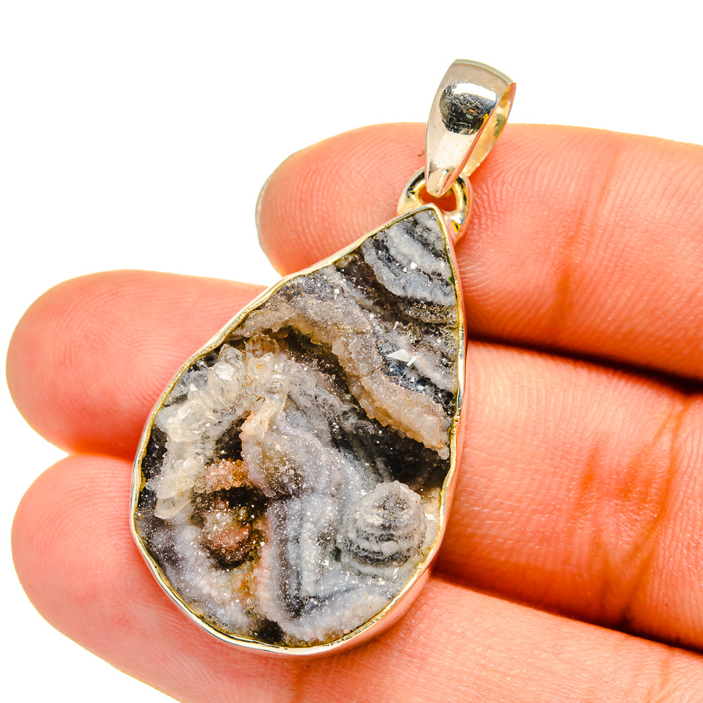 Desert Druzy Pendants handcrafted by Anasilvercos - PD13186