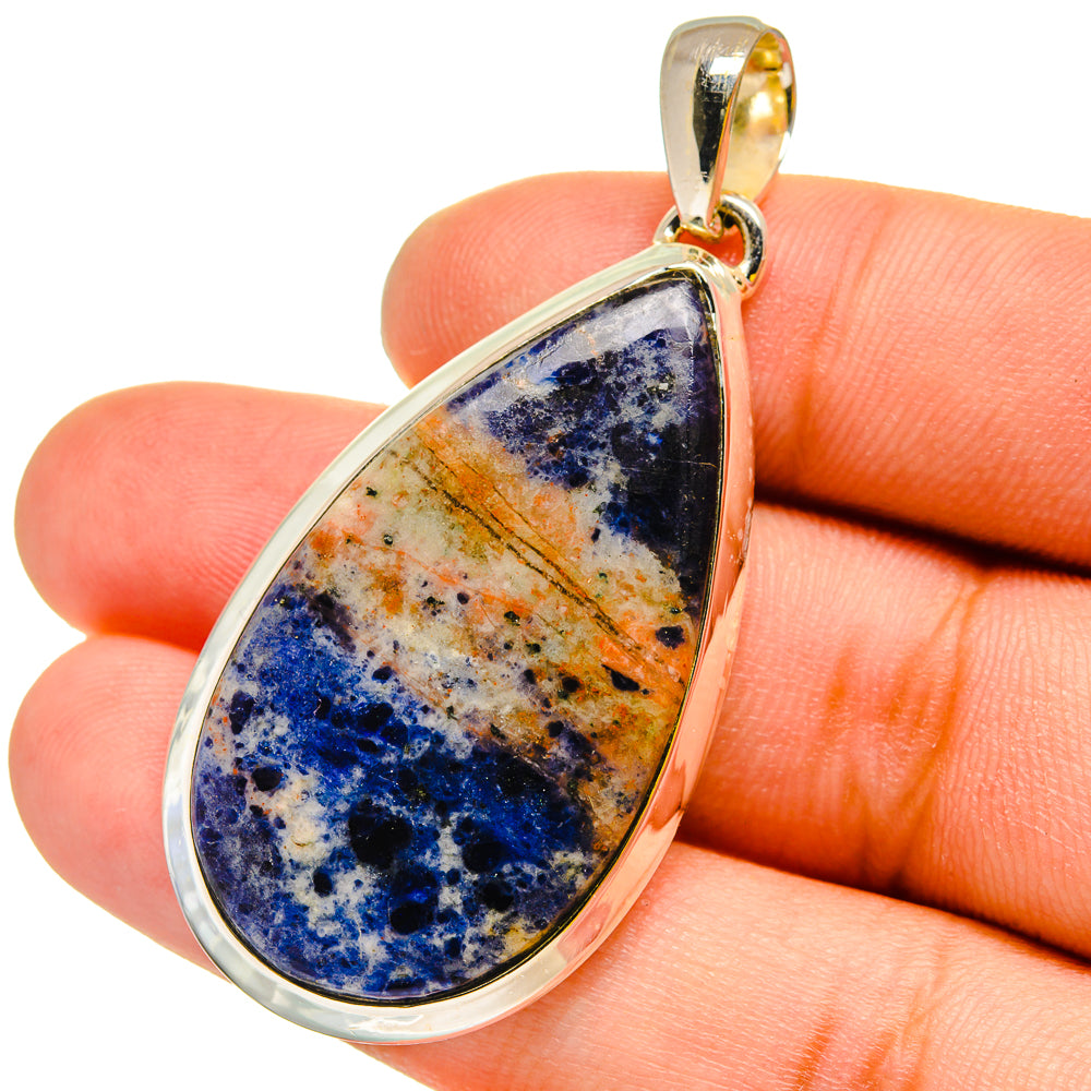 Sodalite Pendants handcrafted by Anasilvercos - PD13189
