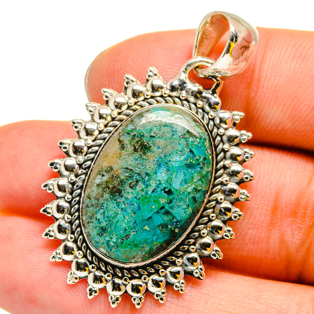 Apatite Pendants handcrafted by Anasilvercos - PD13193