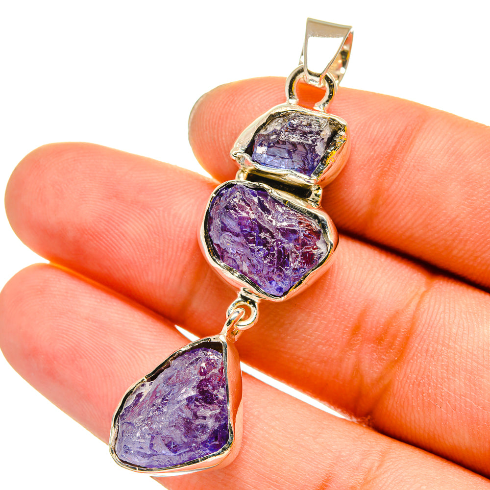 Tanzanite Pendants handcrafted by Anasilvercos - PD13198