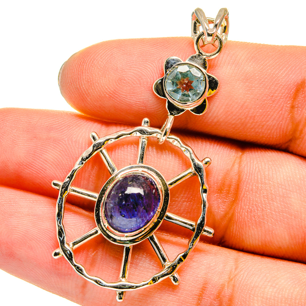 Tanzanite Pendants handcrafted by Anasilvercos - PD13202